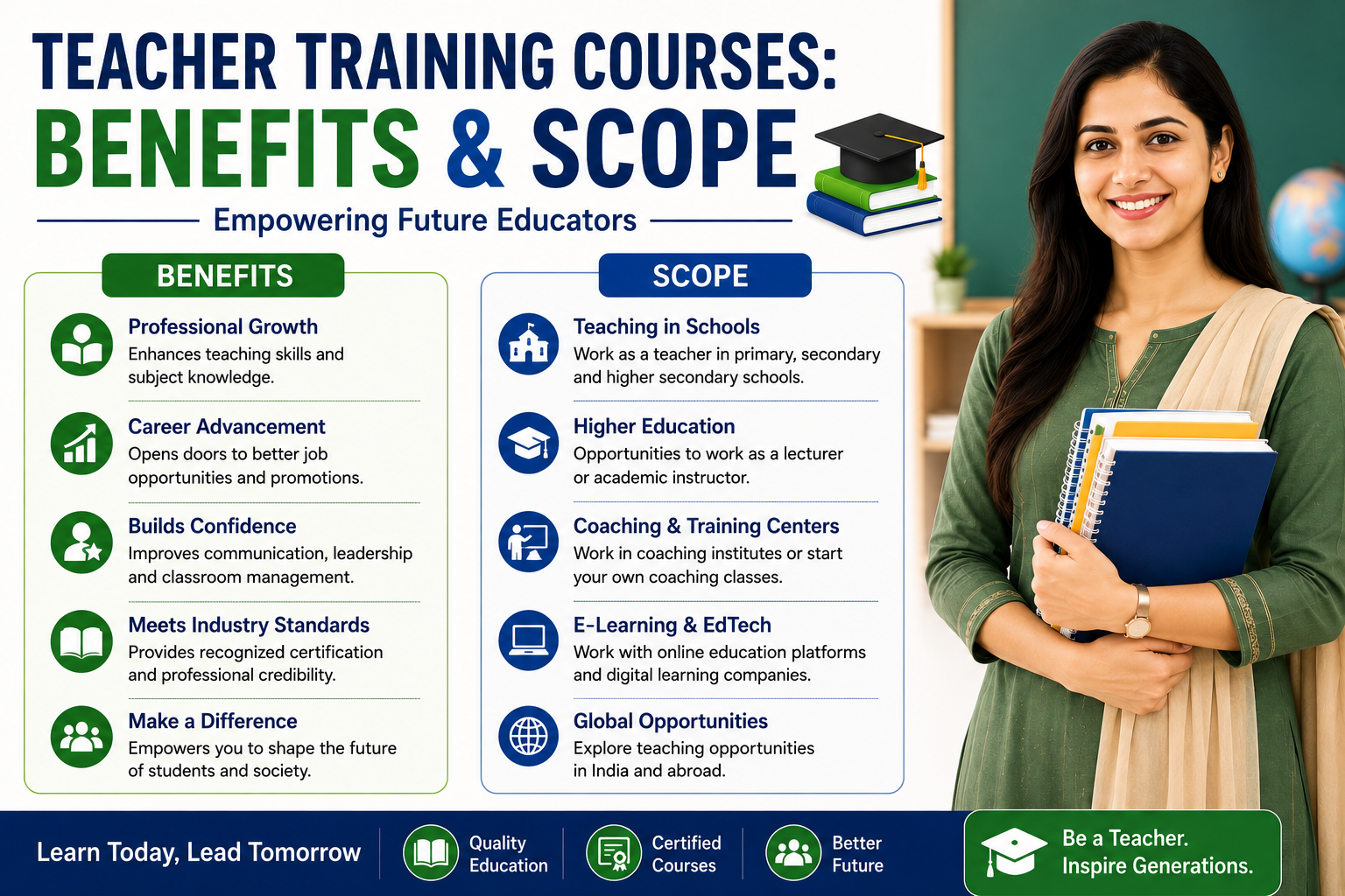 Teacher Training Courses: Benefits and Scope